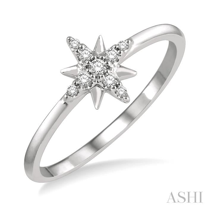 ASHI Stackable Star Petite Diamond Fashion Ring 389D9PPTSWG