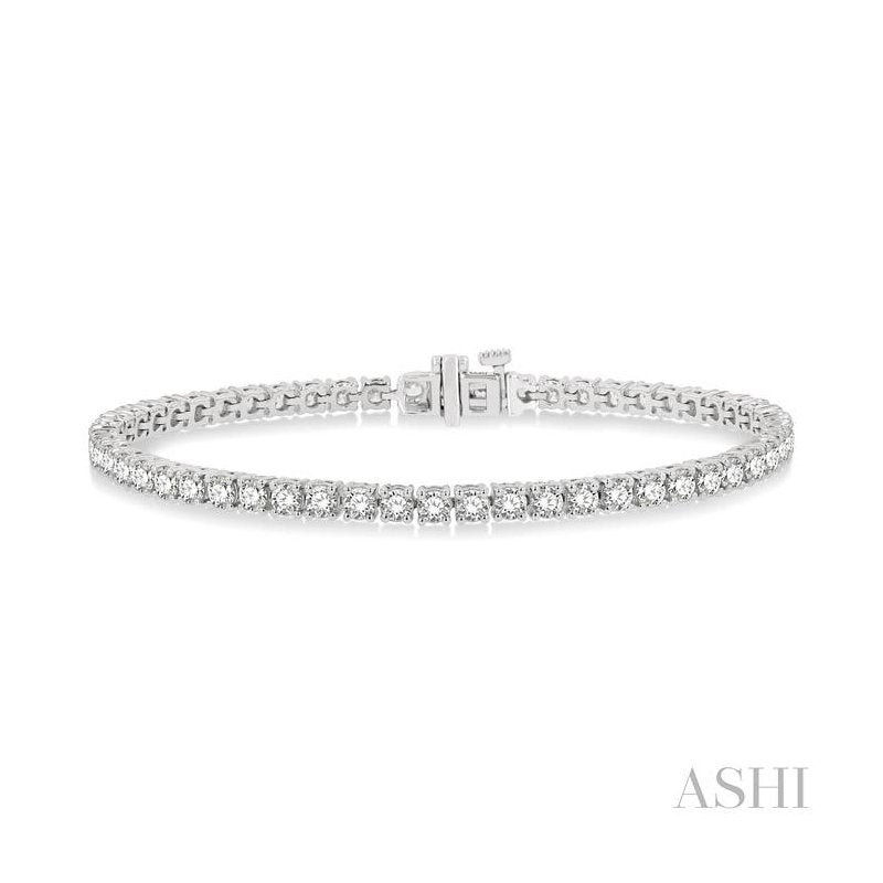 ASHI Diamond Tennis Bracelet 73376PPFGWG