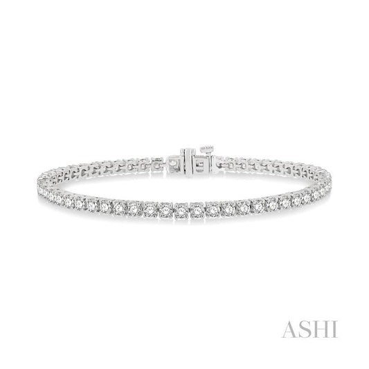 ASHI Diamond Tennis Bracelet 73376PPFGWG