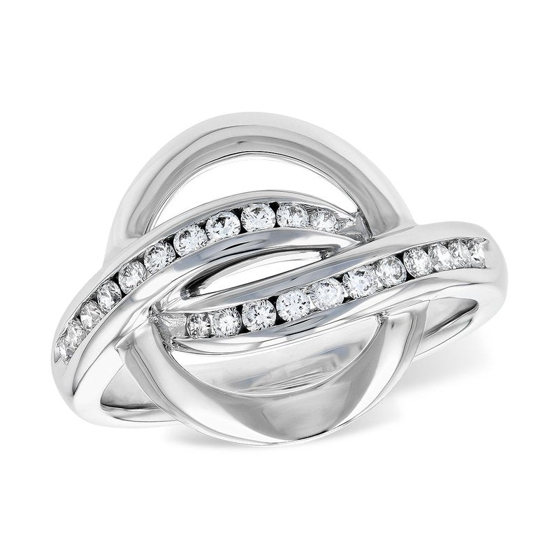 Allison Kaufman 14KT Gold Ladies Diamond Ring H309-12205