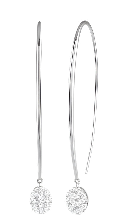 Parkplace Jewelers Oval Shape Lovebright Essential Diamond Earrings 916A3PPFVERWG