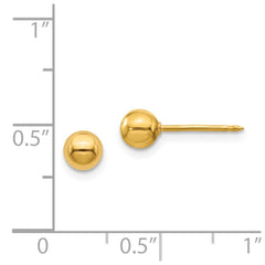3E Inverness 14k 5mm Ball Post Earrings