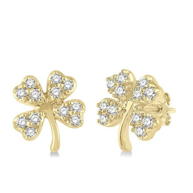 Parkplace Jewelers Clover Petite Diamond Fashion Earrings 644B8PPTSERYG