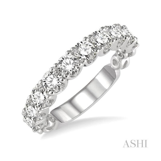 ASHI Diamond Wedding Band 33350PPFGWG-1.50