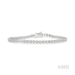 ASHI Illusion Diamond Tennis Bracelet 70251PPTGWG
