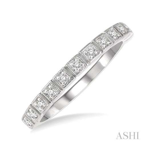 ASHI Stackable Diamond Wedding Band 301A8PPFHWG