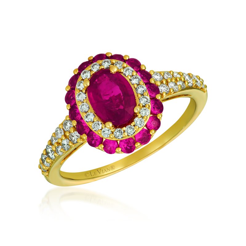 Le Vian 14K Honey Gold™ Passion Ruby™ 1 cts. Ring WJGF 28