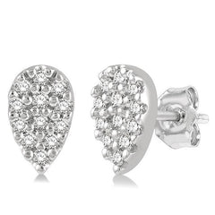 Parkplace Jewelers Pear Shape Petite Diamond Fashion Earrings 645A8PPTSERWG