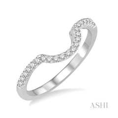 ASHI Diamond Wedding Band 244H8PPFHWG-WB