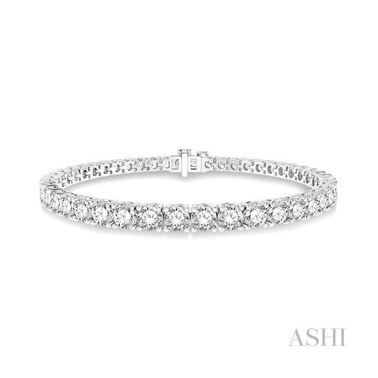 ASHI Diamond Tennis Bracelet 73378PPFGWG