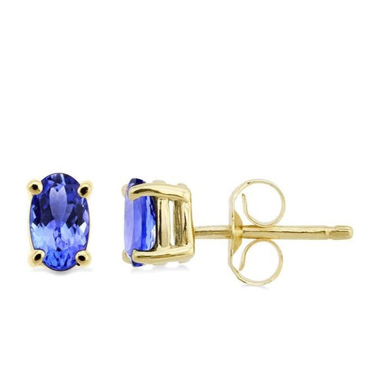 Parkplace Jewelers Oval Shape Gemstone Stud Earrings 57129PPF@ERTZ