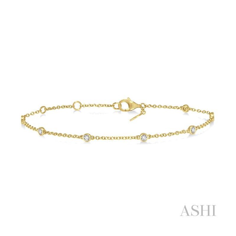 ASHI Diamond Station Chain Bracelet 707CQPPFGYG