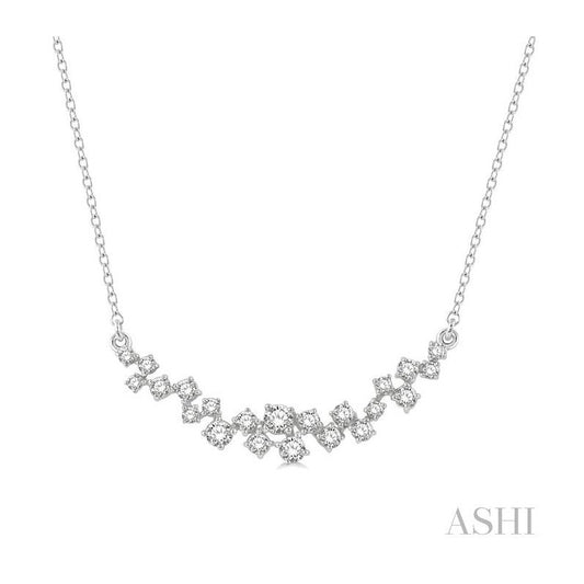 ASHI Scatter Diamond Fashion Necklace 998JHPPFGNKWG