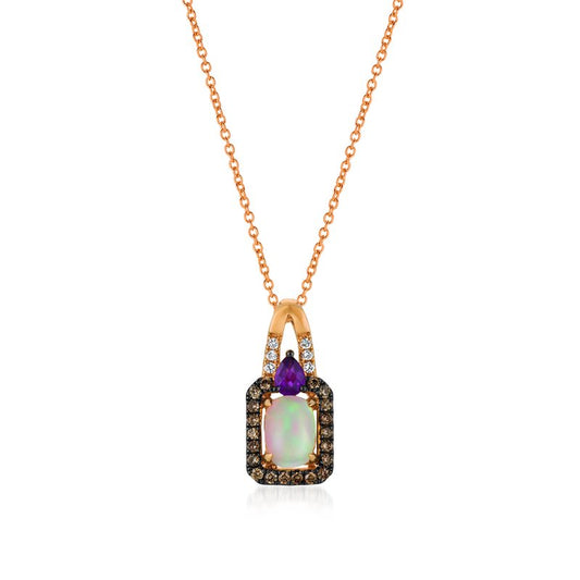 Le Vian 14K Strawberry Gold® Neopolitan Opal™ 1/2 cts. ASNU 37
