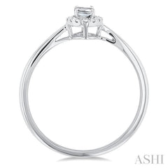 ASHI Oval Shape Gemstone & Halo Diamond Ring 41279PPFSWTWG-OV
