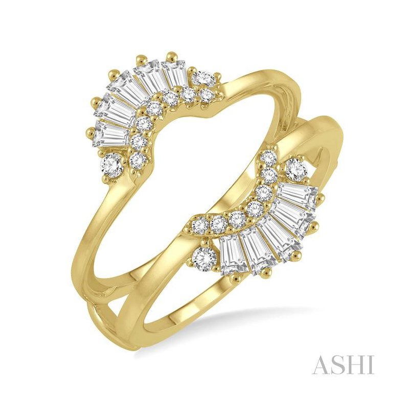 ASHI Baguette Diamond Insert Ring 29843PPFHYG