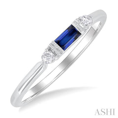 ASHI East-West Gemstone & Diamond Fashion Ring 41669PPTGSPWG