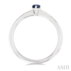 ASHI Pear Shape Gemstone Solitaire Ring 41809PPF@SPWG-PR