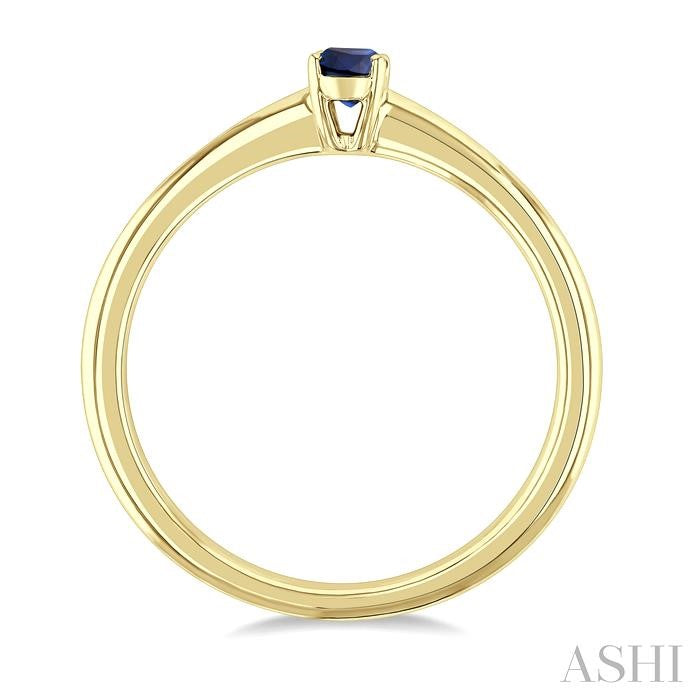 ASHI Oval Shape Gemstone Solitaire Ring 41809PPF@SPYG-OV
