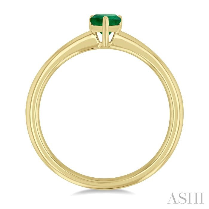 ASHI Pear Shape Gemstone Solitaire Ring 41819PPF@EMYG-PR