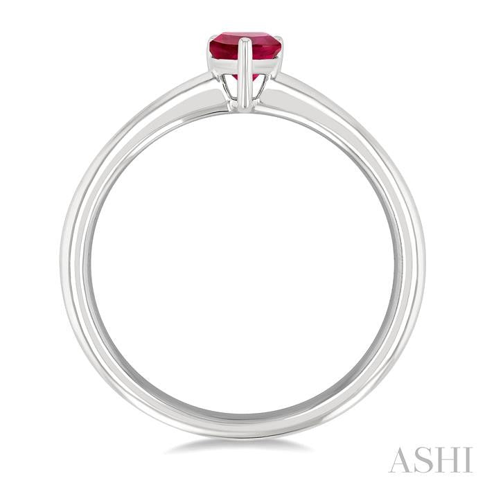 ASHI Pear Shape Gemstone Solitaire Ring 41819PPF@RBWG-PR