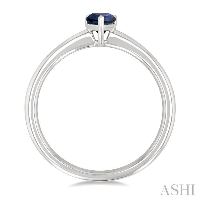 ASHI Pear Shape Gemstone Solitaire Ring 41819PPF@SPWG-PR