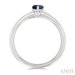 ASHI Pear Shape Gemstone Solitaire Ring 41819PPF@SPWG-PR