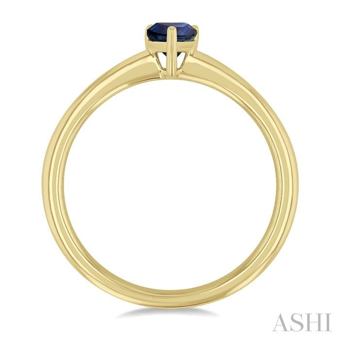 ASHI Pear Shape Gemstone Solitaire Ring 41819PPF@SPYG-PR