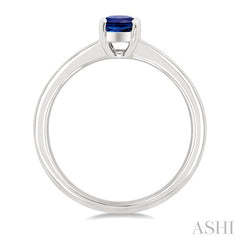 ASHI Oval Shape Gemstone Solitaire Ring 41829PPF@SPWG-OV