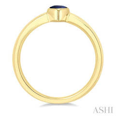 ASHI Pear Shape Gemstone Solitaire Ring 41909PPF@SPYG-PR