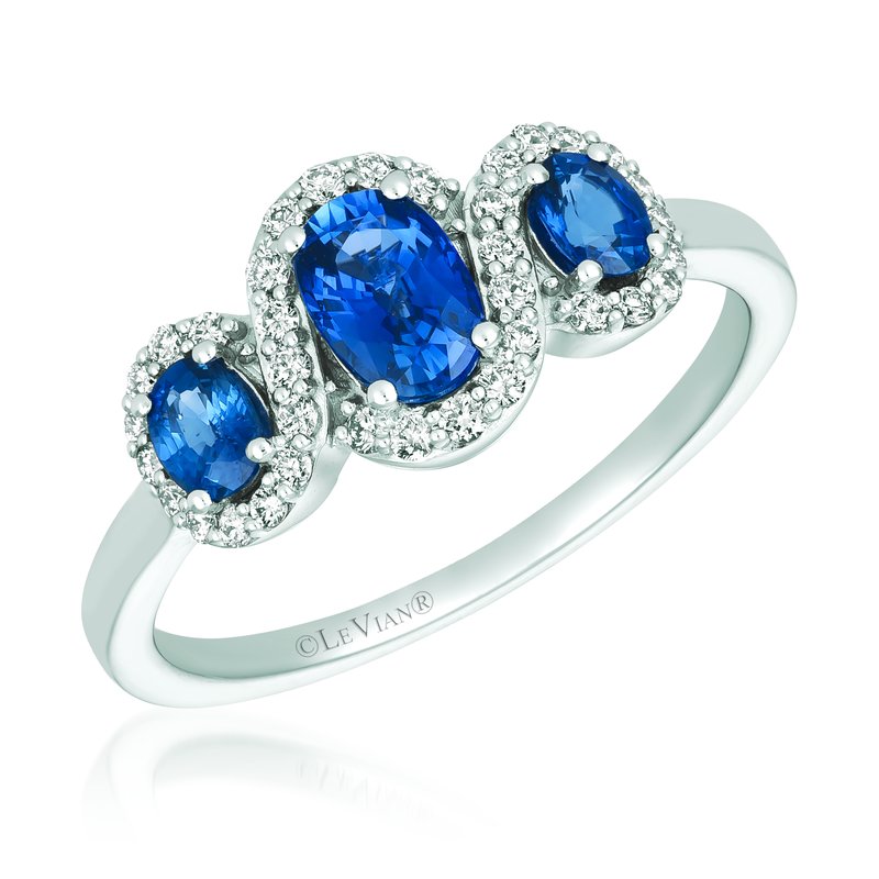 Le Vian 14K Vanilla Gold® Blueberry Sapphire™ 7/8 cts. Ring WATQ 30