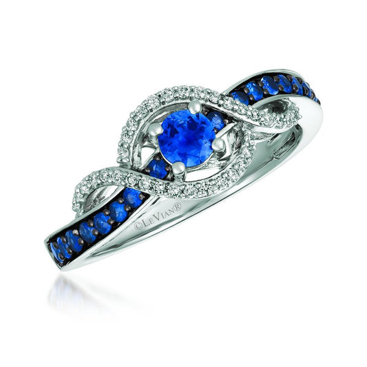 Le Vian 14K Vanilla Gold® Blueberry Sapphire™ 1/2 cts. Ring TQZM 43