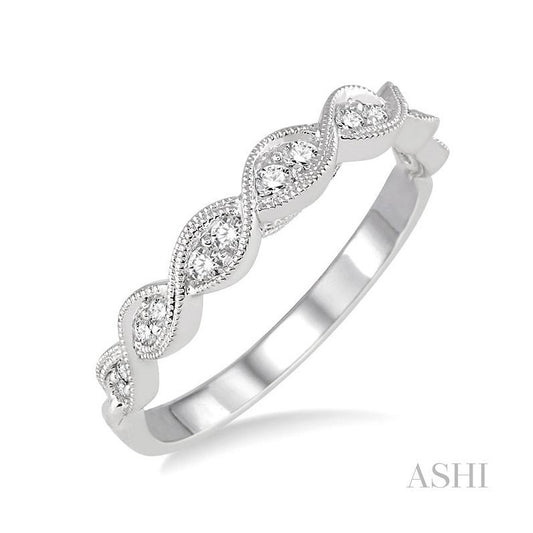 ASHI Diamond Wedding Band 28207PPFVWG-WB
