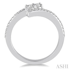 ASHI 2 Stone Diamond Ring 440A6PPFHWG