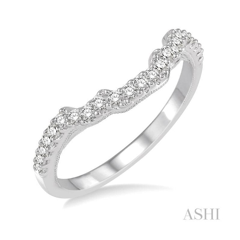ASHI Diamond Wedding Band 243C6PPFVWG-WB
