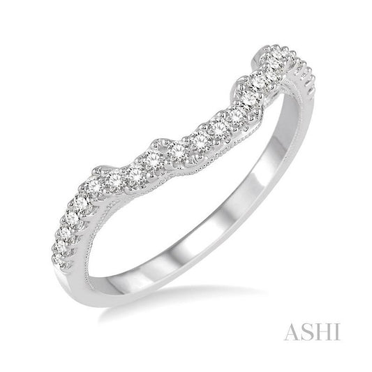 ASHI Diamond Wedding Band 243C6PPFVWG-WB