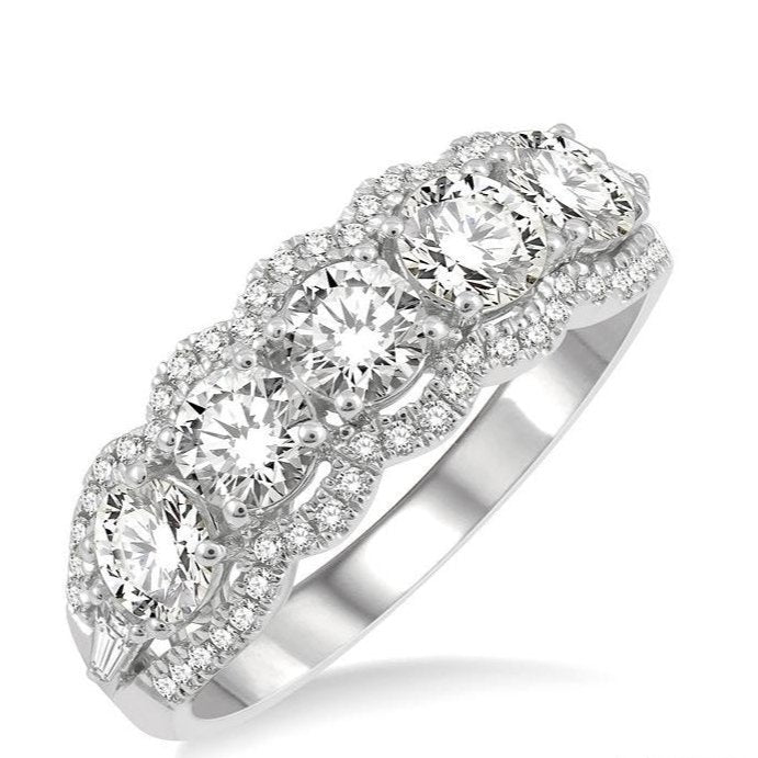 Parkplace Jewelers Round Shape 5 Stone Diamond Fashion Ring 373B0PPFGWG-1.50