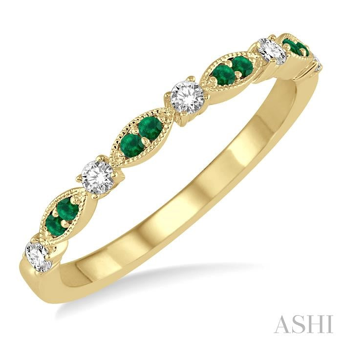 ASHI Gemstone & Diamond Fashion Band 46368PPFHEMYG