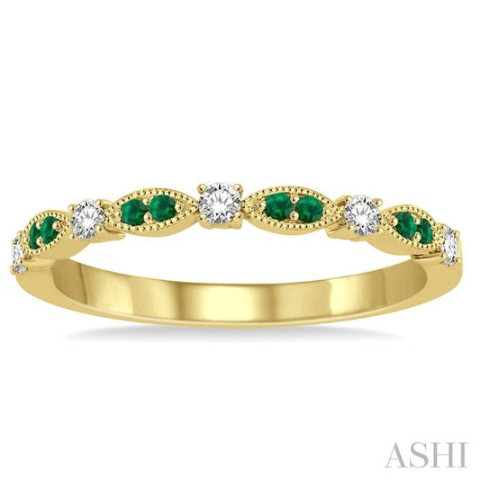 ASHI Gemstone & Diamond Fashion Band 46368PPFHEMYG