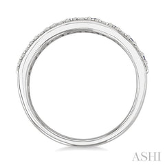 ASHI Gemstone & Diamond Fashion Band 46845PPFGSPWG