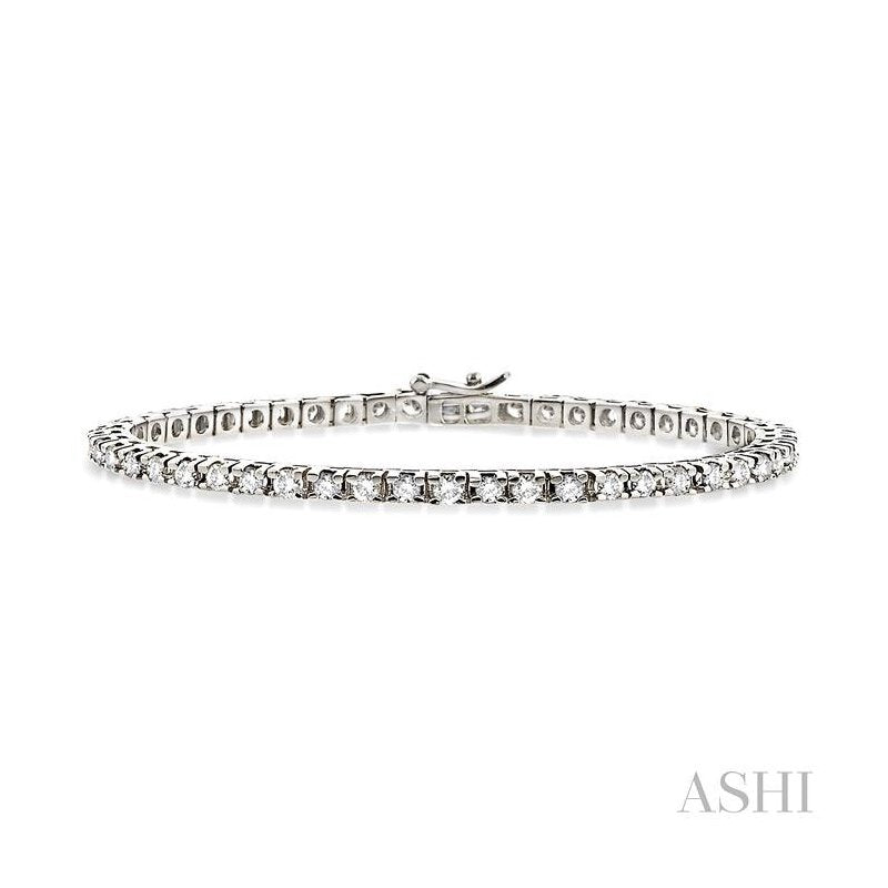 ASHI Diamond Tennis Bracelet 70164PPFGWG