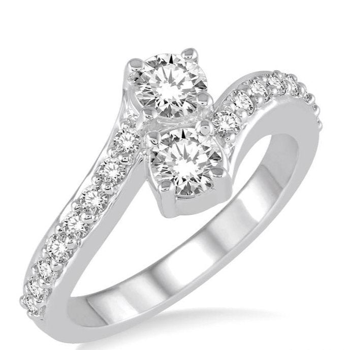 Parkplace Jewelers 2 Stone Diamond Ring 441A1PPFHWG