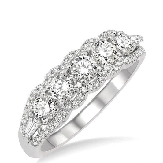 Parkplace Jewelers Round Shape 5 Stone Diamond Fashion Ring 373B1PPFGWG