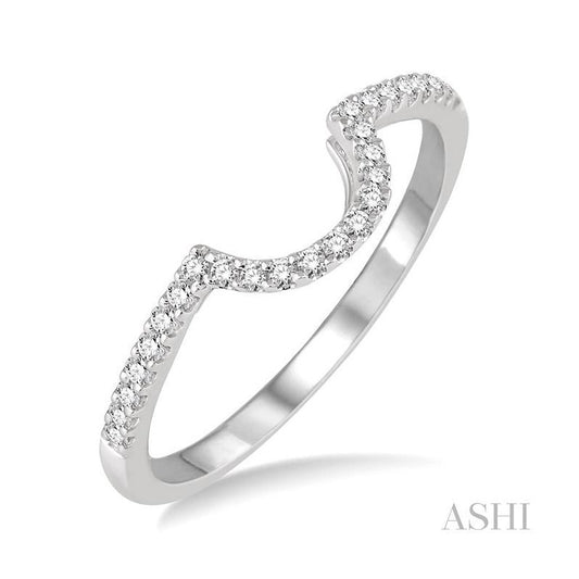 ASHI Diamond Wedding Band 28718PPFVWG-WB