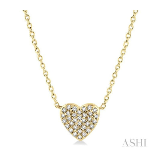 ASHI Heart Shape Petite Diamond Fashion Pendant 995H0PPTSNKYG