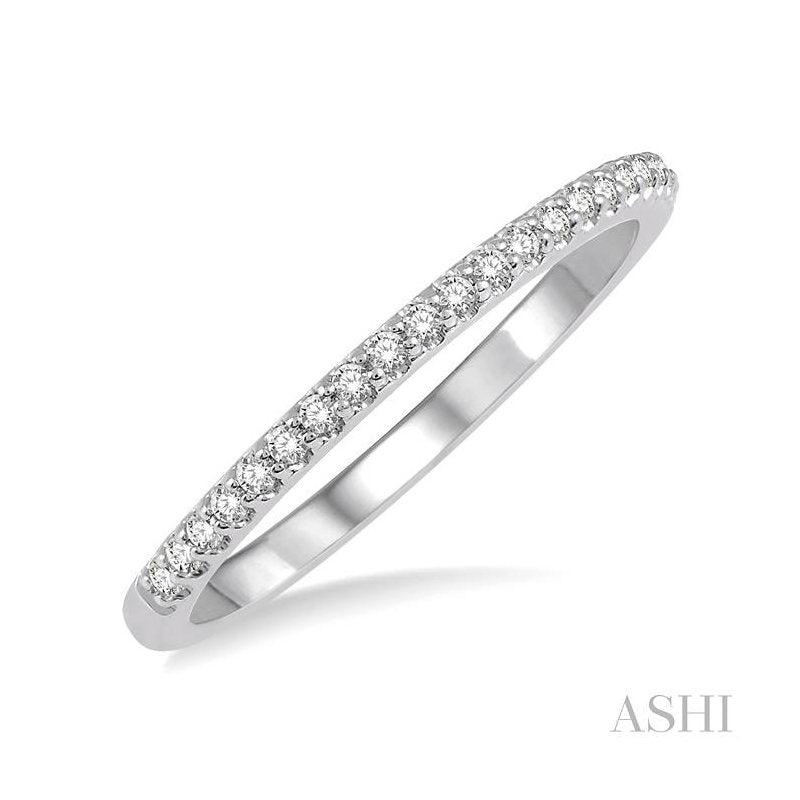 ASHI Diamond Wedding Band 242G7PPFHWG-WB