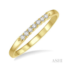 ASHI 7 Stone Diamond Wedding Band 33298PPFGYG