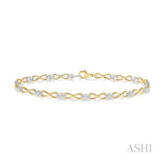 ASHI Illusion Diamond Bracelet 71160PPTSYW