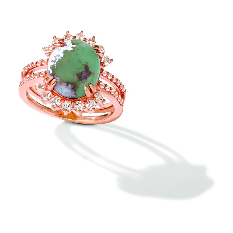 Le Vian 14K Strawberry Gold® Peacock Aquaprase™ 3 1/3 cts. TQZI 29