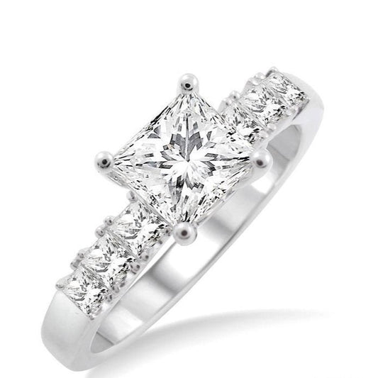 Parkplace Jewelers Princess Shape Diamond Engagement Ring 23161PPFVWG-LE